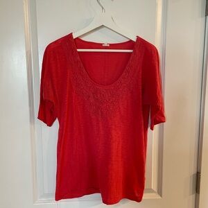 J crew cotton top, size S
